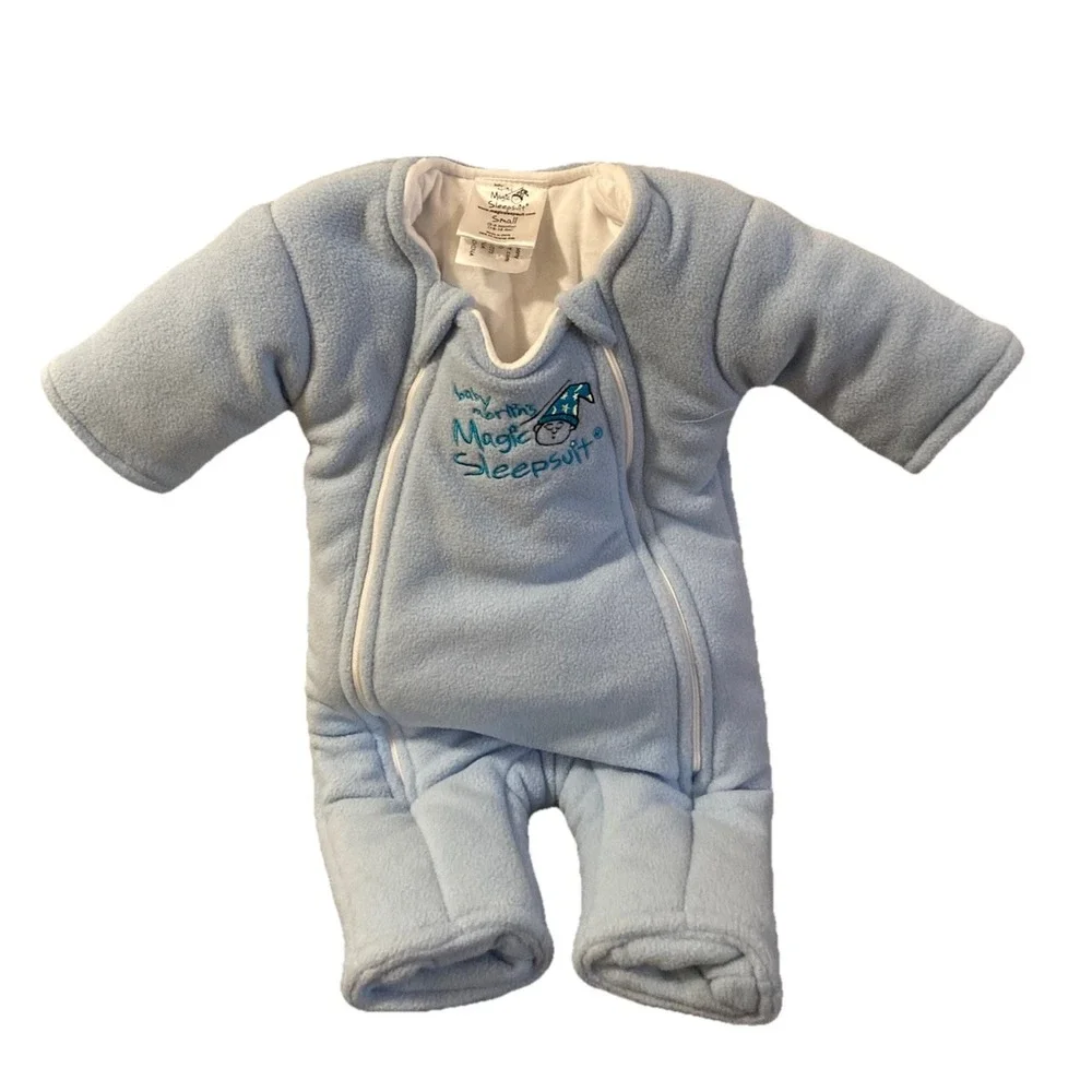 Baby Merlin's Sleepsack‎ Magic Sleepsuit Blue Size Small 3-6 Months 12-18 lbs